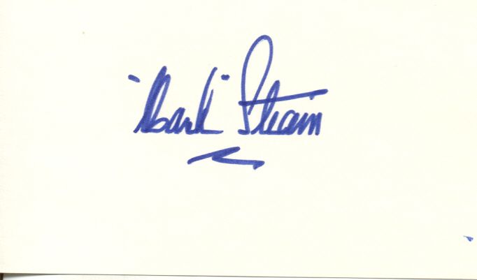 HANK STRAM Pro FB HOFer Autographed  