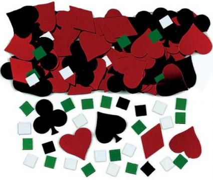 Casino Confetti Party SuppliesFancy Dress  