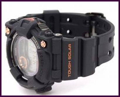 CASIO G SHOCK Tough Solar MULTIBAND 6 GWF 1000B 1JR Black Rose Gold 