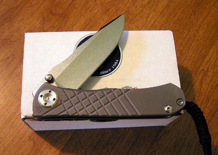 CHRIS REEVE New Titanium Handle Left Hand Umnumzaan S35VN Steel Bld 