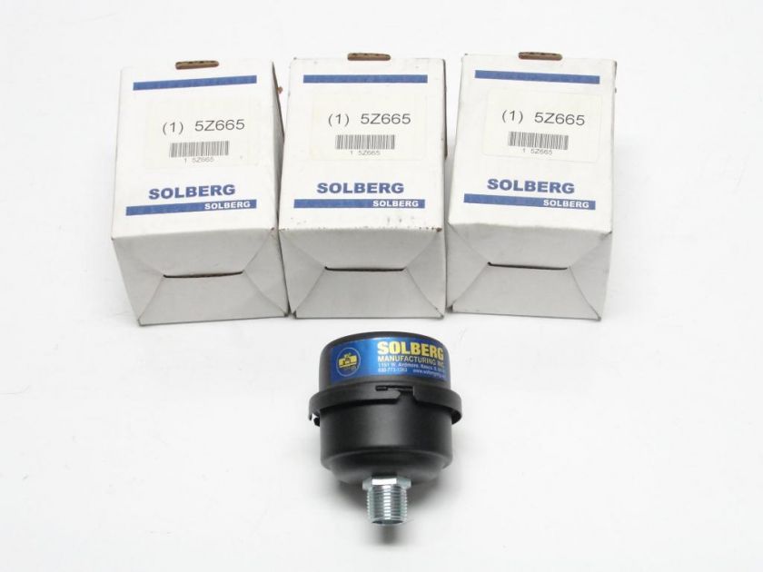 Solberg 5Z665 1/2 NPT 10 CFM Air Compressor Intake Filter Silencer 