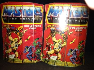 HEMAN VINTAGE MASTERS OF THE UNIVERSE 24 FIGURE LOT & COLLECTOR CASES 