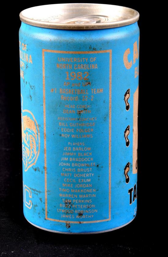 North Carolina Tar Heels 1982 NCAA Champions Soda Can  