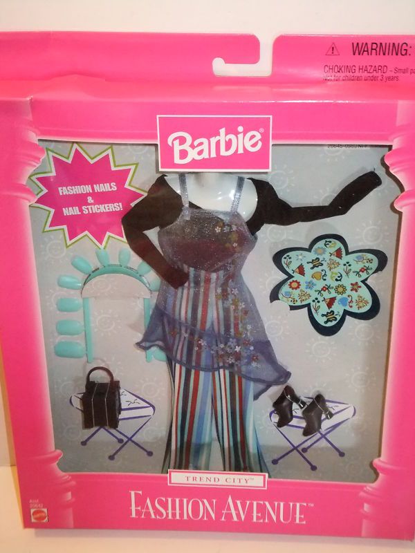 NIB BARBIE DOLL 1999 FASHION AVENUE TREND CITY  