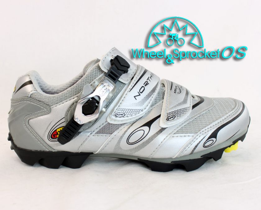 NEW 2010 NORTHWAVE SHIVER LADY SBS SIZE 37 SILVER SHOES  