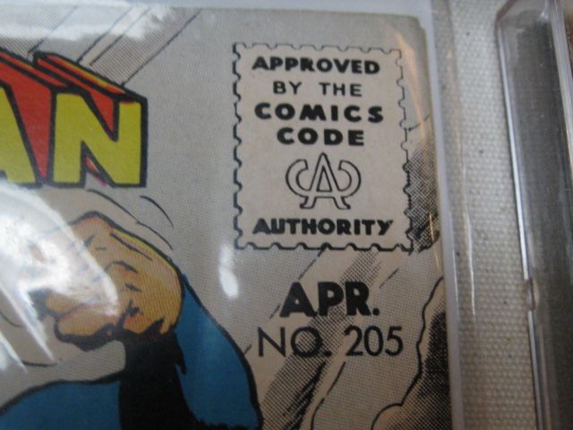 1968 DC SUPERMAN WATCH COMIC BOOK & RING & SHADOW BOX  