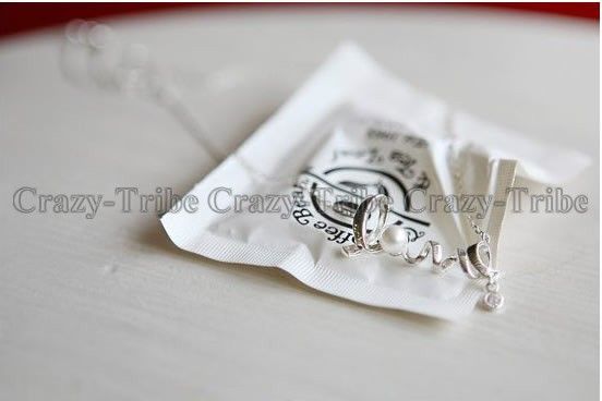 Cute small Love Letter Pendant Necklace NL_61 Wholesale  