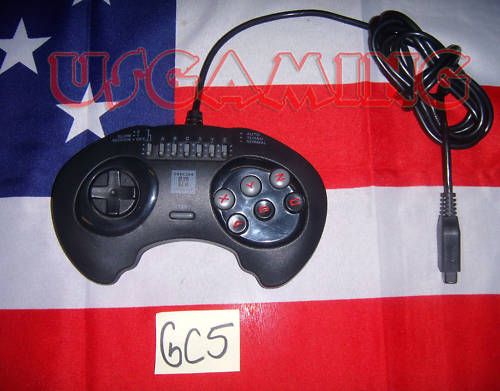 Sega Genesis 6 BUTTON HIGH FREQUENCY Controller  