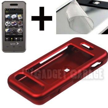 Rubber Shield Case Clip for Instinct Samsung M800 + LCD  