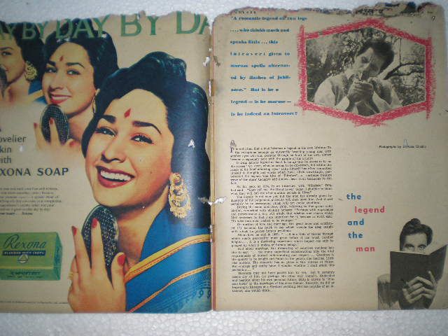 1960 RARE ENGLISH INDIAN FILM MAG JANE FONDA AD GEVAERT  