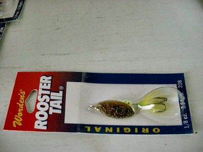 NEW 6 ASSORTED ROOSTER TAILS, SPINNERBAITS Lot D  