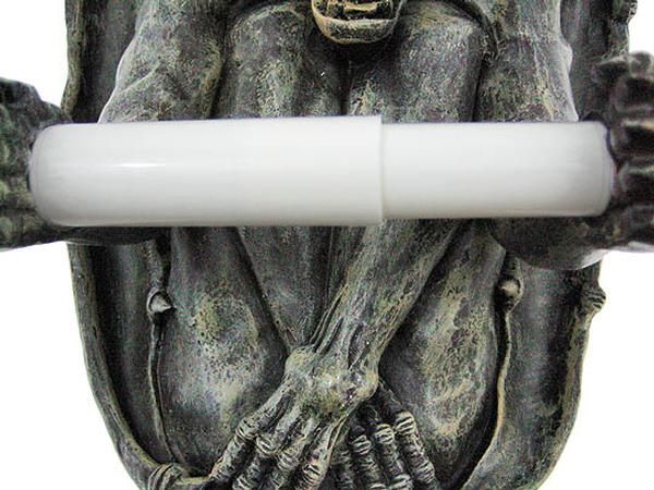 Awesome Gargoyle Toilet Paper Roll Holder Gothic Tissue  