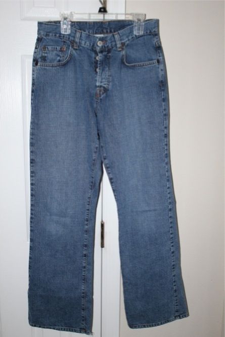 Lucky Brand Dungarees Jeans #40 Low rise Easy Fit Flare Size 4/27 