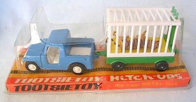 1960s TOOTSIETOY Jeep & Animal Tiger Transport Set MIB Diecast Toy 