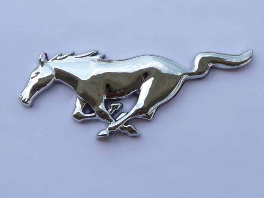 Mustang Running Horse Ford Chrome Emblem Badge Grille  