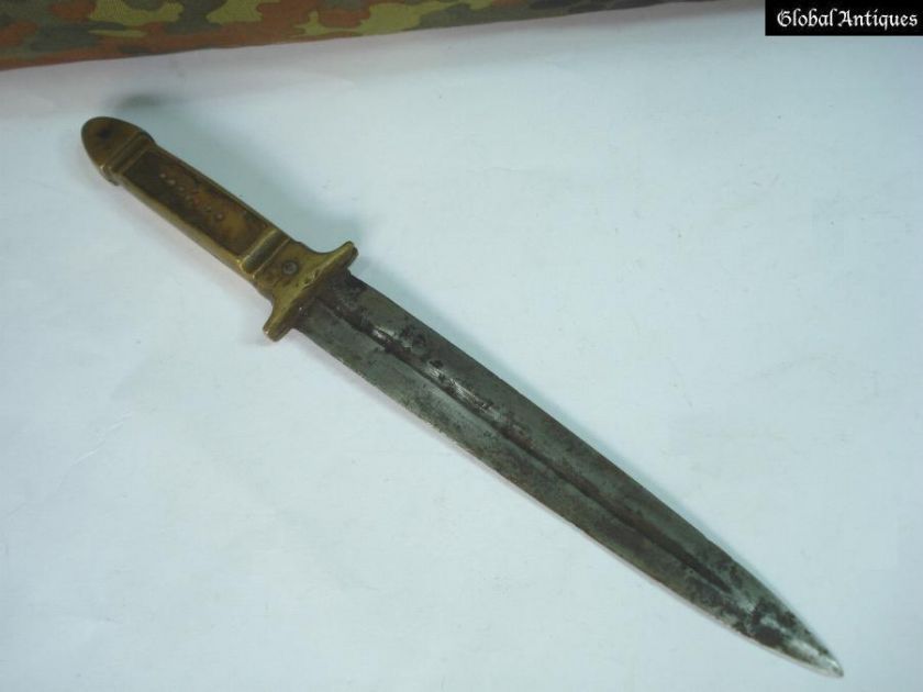 19C. MACEDONIAN REVOLUTIONARY DAGGER w/BRONZE & HORN  