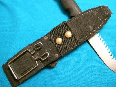 BIG VINTAGE GERBER USA LMF SURVIVAL BOWIE KNIFE KNIVES HUNTING DIRK 