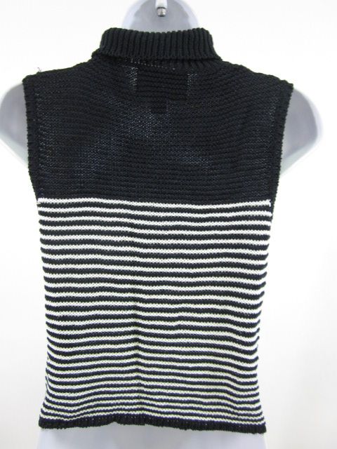 EMANUEL LIBERTE EMANUEL UNGARO Black White Top Size PM  