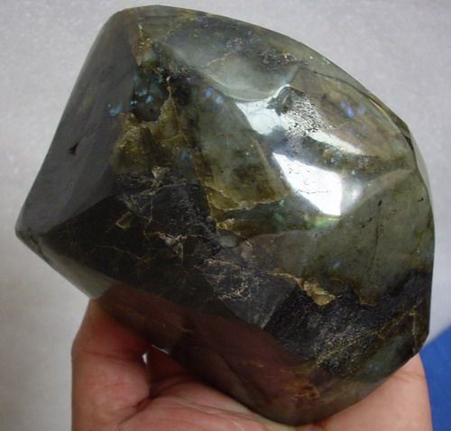 9B Natural Rainbow Labradorite Polished Gem Stone lc4  