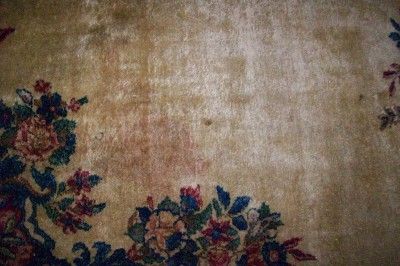 Antique Kerman Persian Rug/ Carpet  9 10 x 18 5  