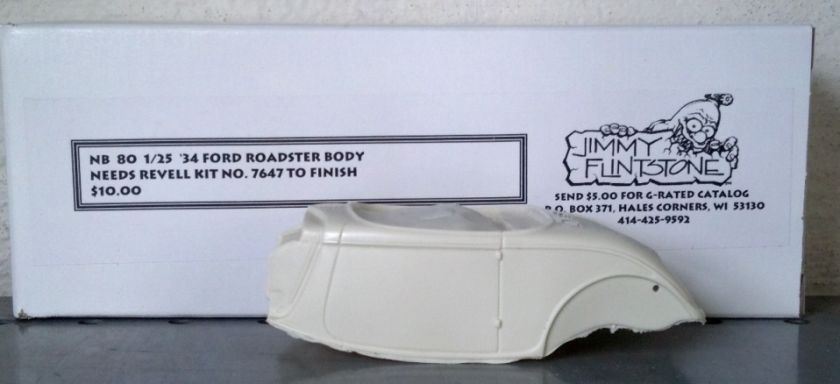 JIMNB80 1934 Ford Roadster Body (for RMX) 1/25 Jimmy Fl  