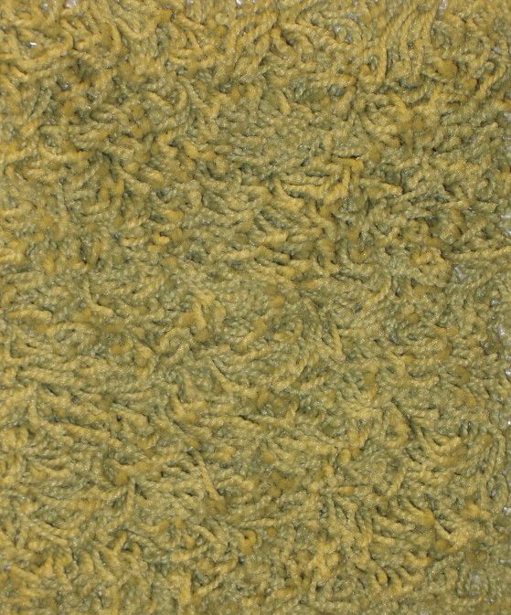 SEMI SHAG RUG SAMPLE OF CELADON 5 INCH BY 6 INCH  