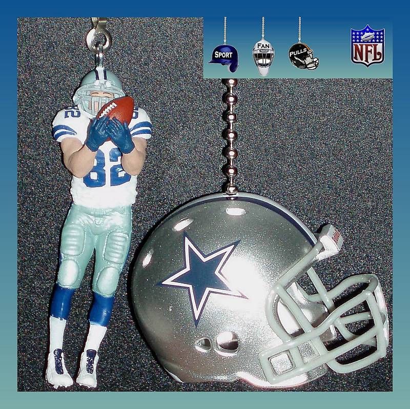 NFL FOOTBALL DALLAS COWBOYS HELMET & WITTEN FAN PULLS  