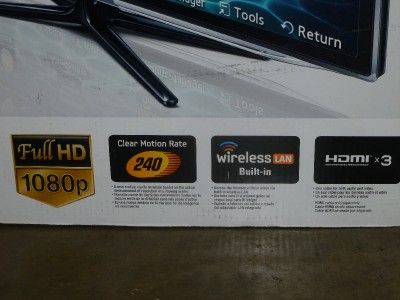 NEW Samsung 55 1080p 120Hz Slim LED SmartTV UN55ES6150 With Built In 