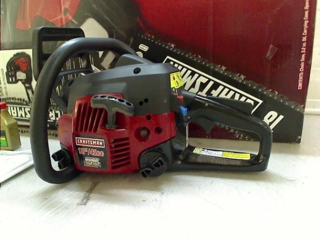 CRAFTSMAN 18IN GAS CHAINSAW 42 CC 35190 GASOLINE CHAIN SAW  