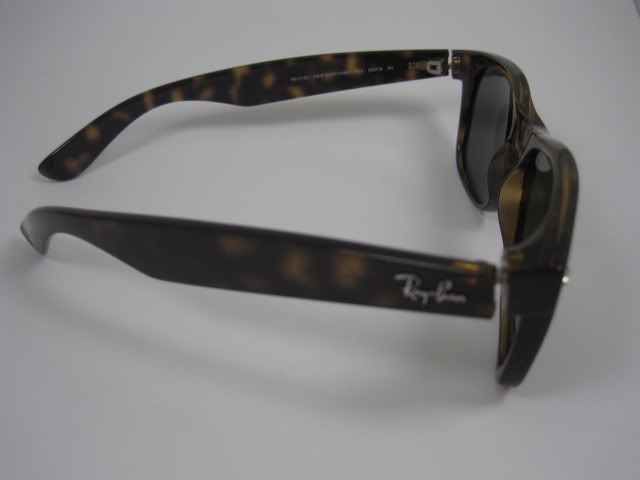 RAY BAN RB2132 NEW WAYFARER SUNGLASSES 902 Tortoise Frame/Grey Lens 55 