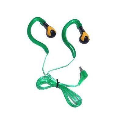 EarHugger Digital Headphones   GREEN Earbuds Earphones  