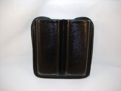 LEATHER DOUBLE MAGAZINE POUCH 4 COLT 25 380 SINGLE STAC  