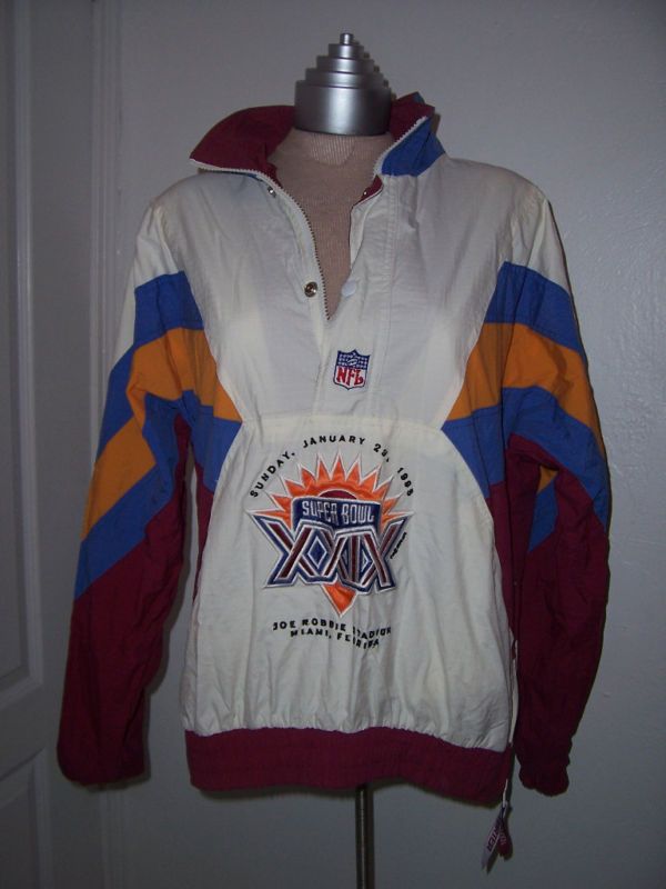 VINTAGE 1995 SUPERBOWL XXIX NFL Jacket/Windbreaker MED  