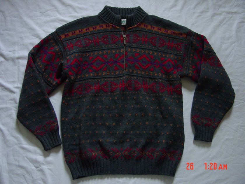 REI Zipneck wool sweater Nice condition ML  