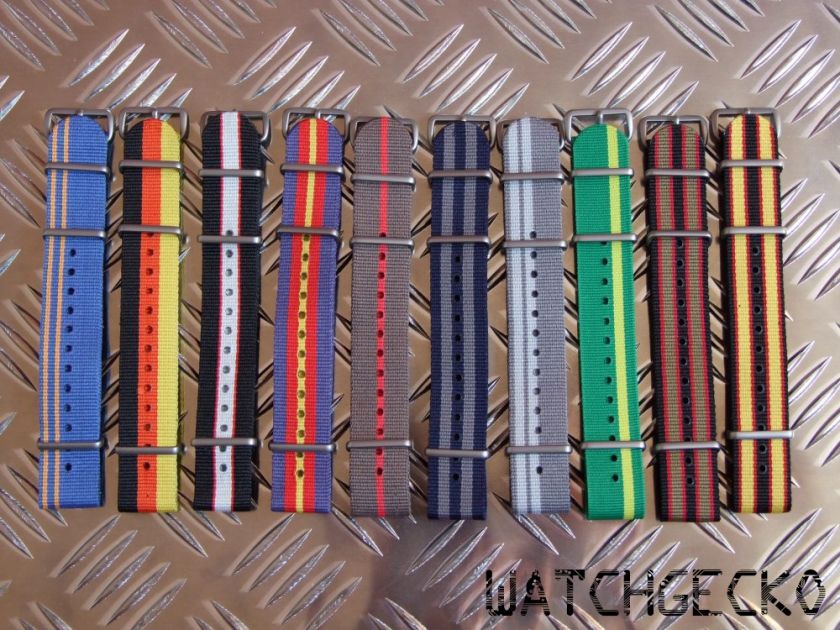 G10 NATO Watch Strap ULTIMATE RANGE of Quality NATO Straps made from 