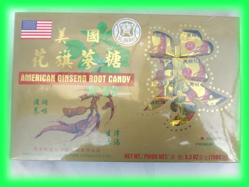 AMERICAN WISCONSIN GINSENG ROOT CANDY  