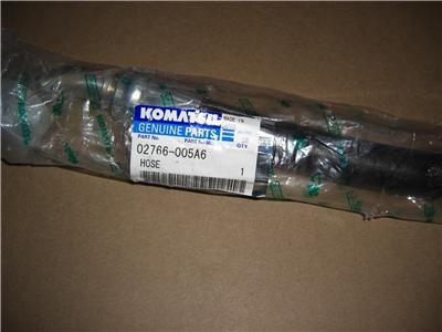 KOMATSU GENUINE OEM HYDRAULIC HOSE 02766 005A6 NEW  