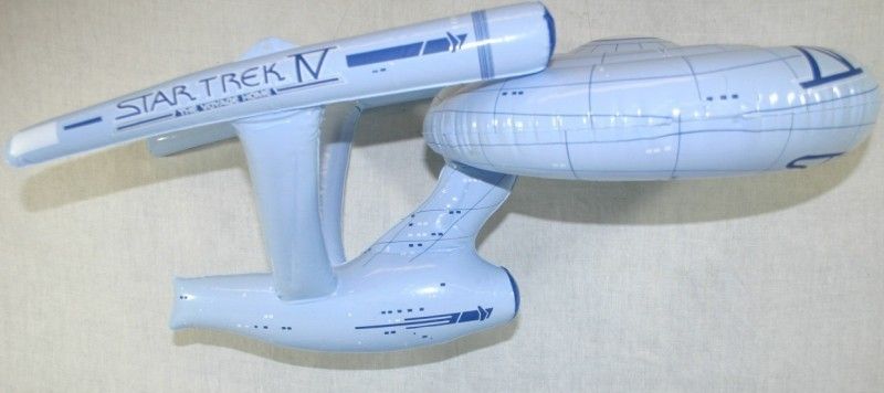 STAR TREK IV VOYAGE HOME INFLATABLE toy ENTERPRISE RARE  