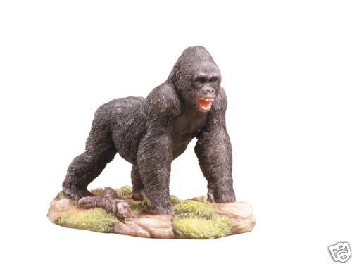 ANIMAL KINGDOM GORILLA STATUE FIGURINE KING KONG DECOR  