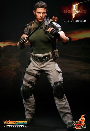 HOTTOYS HOT TOYS BRIOHAZARD 5 CHRIS REDFIELD BSAA FIGURE 1000% GENUINE 