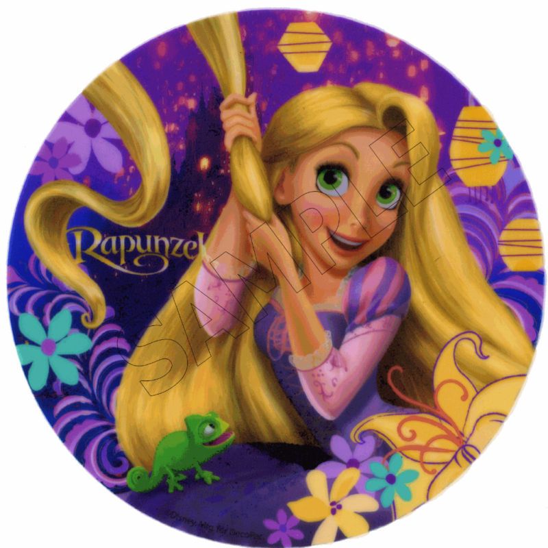 Tangled Rapunzel Edible Cake Topper Decoration Image  