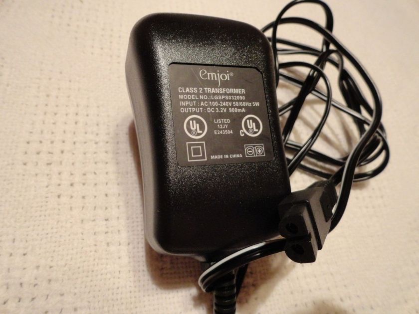 EMJIOI AC/DC POWER SUPPLY ADAPTER LGSPS032090 3.2Vdc 900mA 5W 