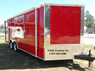 NEW 2012 8.5x20 8.5 x 20 Enclosed Concession Food Vending BBQ Serving 