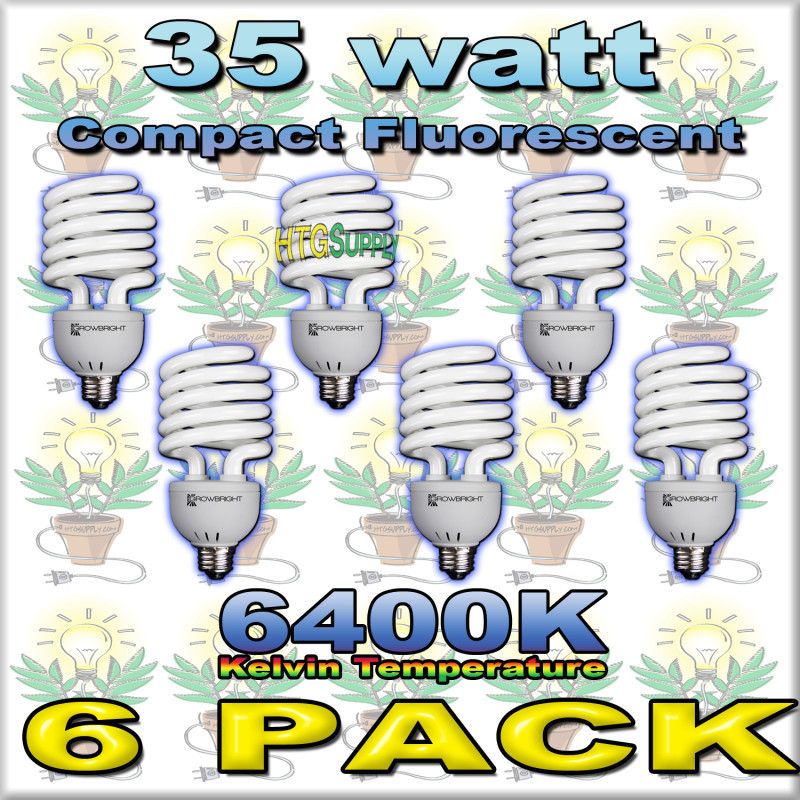 35 watt CF GROW LIGHT Compact Floro CFL VEG BLUE =600  