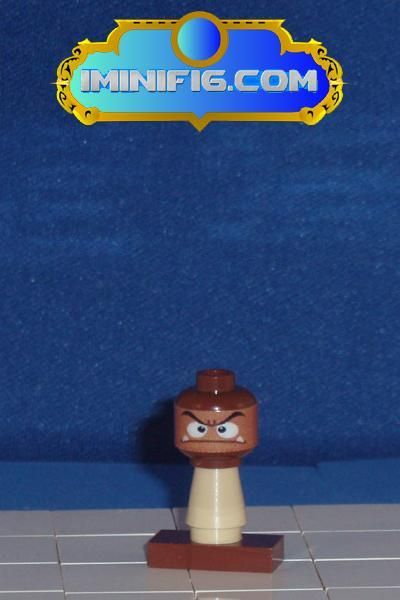 Custom LEGO Super Mario game figure Goomba  