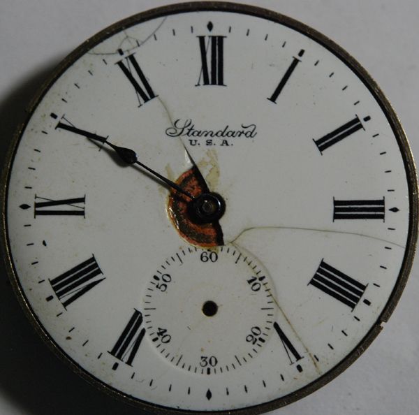 VINTAGE 11S NEW YORK STANDARD PORKET MOVEMENT 7J #P72  