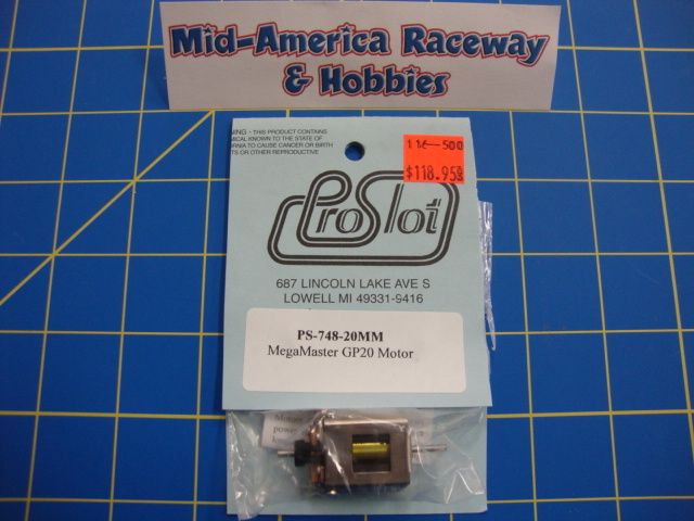 ProSlot MegaMaster GP20 Drag Motor Slot Car 1/24  