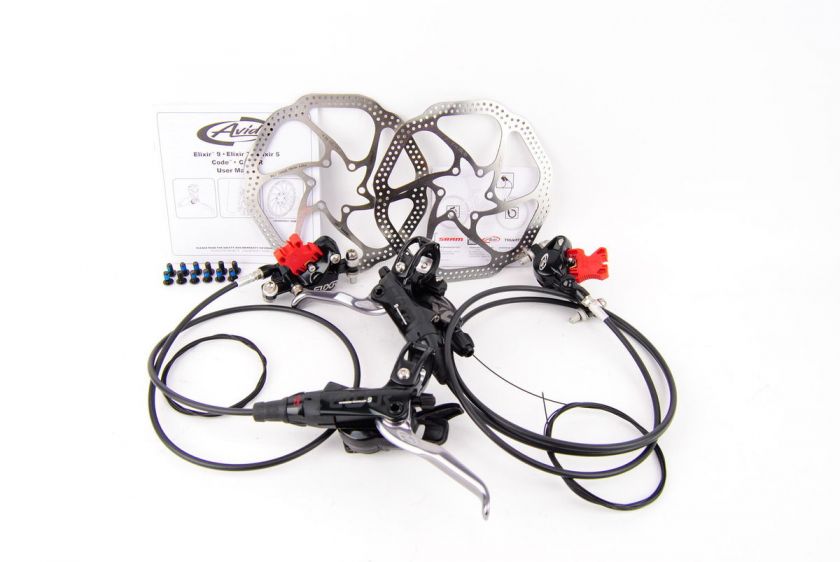 X0 SHIFTERS + ELIXIR 9 COMPLETE BRAKES + 6 DISCS + ACCESSORIES NEW