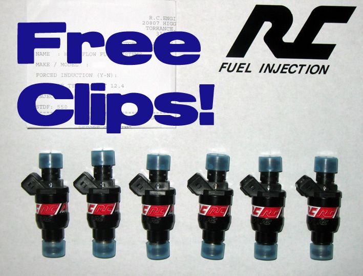 RC Fuel Injectors Toyota Supra 550cc 550 cc Turbo 7MGTE  