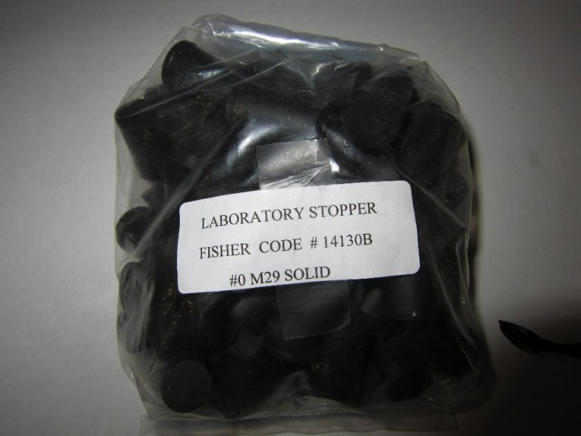 Fisherbrand Solid Rubber Stopper #6 20/pk  